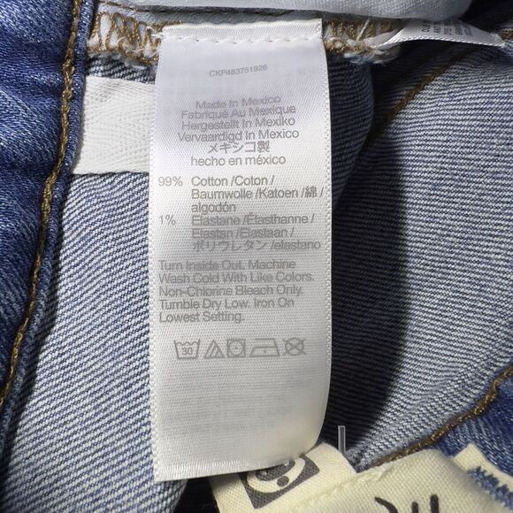 Madewell Women’s Size 24 The Curvy ‘90s Straight Crop Jean In Hazeldell Wash - Picture 7 of 13